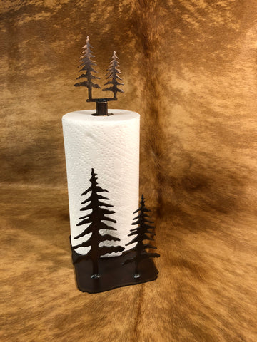 Milwaukee Leather Paper Towel Holder - Chestnut